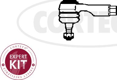 Corteco 49401491 - Наконечник рульової тяги, кульовий шарнір autozip.com.ua