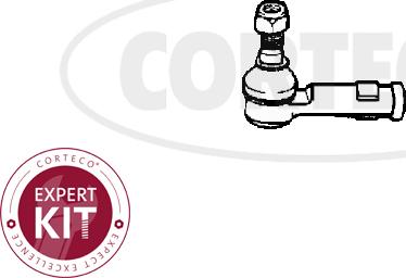 Corteco 49401607 - Наконечник рульової тяги, кульовий шарнір autozip.com.ua