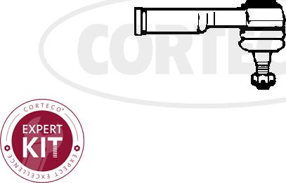 Corteco 49401025 - Наконечник рульової тяги, кульовий шарнір autozip.com.ua