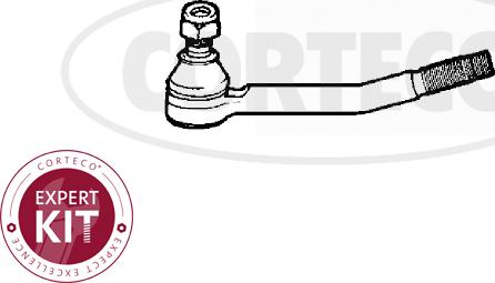 Corteco 49401179 - Наконечник рульової тяги, кульовий шарнір autozip.com.ua
