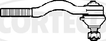 Corteco 49401390 - Наконечник рульової тяги, кульовий шарнір autozip.com.ua
