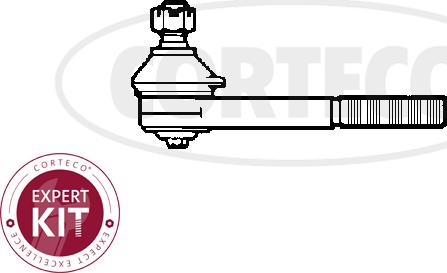 Corteco 49401360 - Наконечник рульової тяги, кульовий шарнір autozip.com.ua