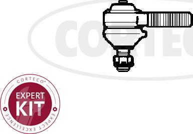 Corteco 49401384 - Наконечник рульової тяги, кульовий шарнір autozip.com.ua