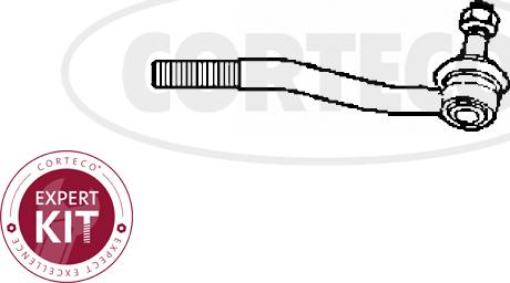 Corteco 49401244 - Наконечник рульової тяги, кульовий шарнір autozip.com.ua