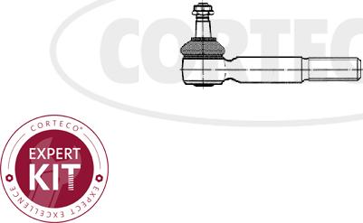 Corteco 49401250 - Наконечник рульової тяги, кульовий шарнір autozip.com.ua