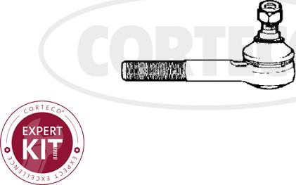 Corteco 49401251 - Наконечник рульової тяги, кульовий шарнір autozip.com.ua