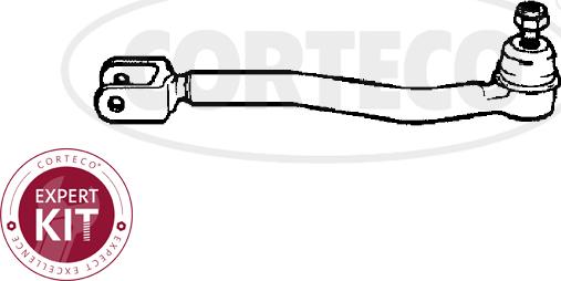 Corteco 49401265 - Наконечник рульової тяги, кульовий шарнір autozip.com.ua