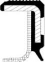 Corteco 49181341 - Ущільнене кільце, колінчастий вал autozip.com.ua