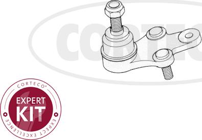 Corteco 49395998 - Шарова опора, несучий / направляючий шарнір autozip.com.ua