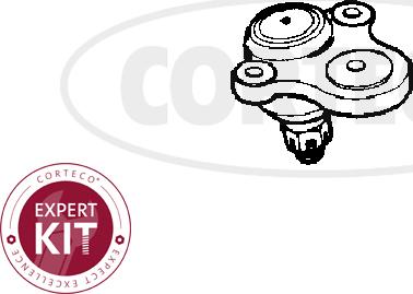 Corteco 49395646 - Шарова опора, несучий / направляючий шарнір autozip.com.ua