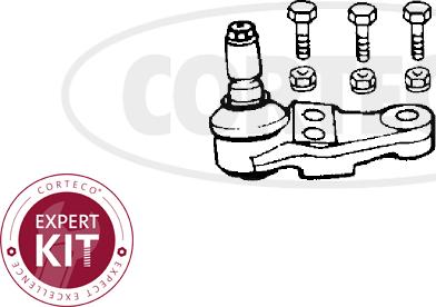 Corteco 49395705 - Шарова опора, несучий / направляючий шарнір autozip.com.ua