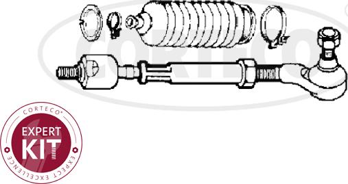 Corteco 49396605 - Поперечна рульова тяга autozip.com.ua