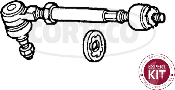 Corteco 49396127 - Поперечна рульова тяга autozip.com.ua