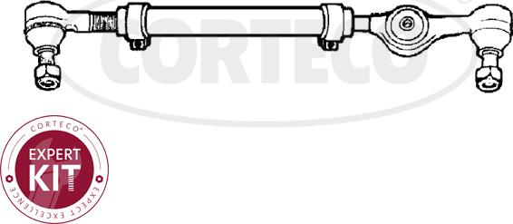 Corteco 49396266 - Поперечна рульова тяга autozip.com.ua
