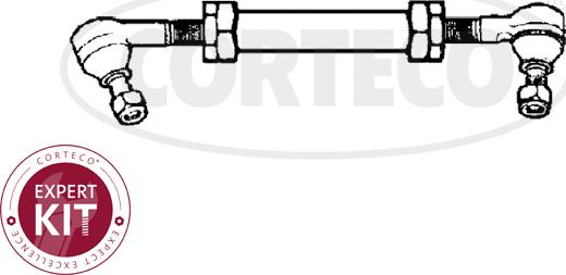 Corteco 49396267 - Поперечна рульова тяга autozip.com.ua