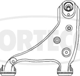 Corteco 49397454 - Важіль незалежної підвіски колеса autozip.com.ua