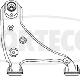 Corteco 49397453 - Важіль незалежної підвіски колеса autozip.com.ua