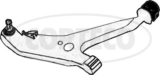 Corteco 49397478 - Важіль незалежної підвіски колеса autozip.com.ua