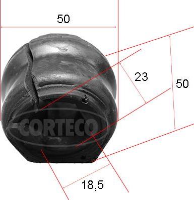 Corteco 49371890 - Втулка, стабілізатор autozip.com.ua