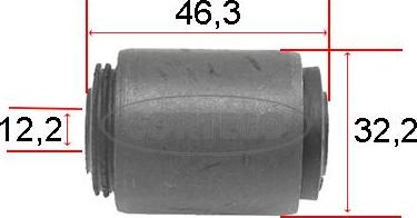 Corteco 21652451 - Сайлентблок, важеля підвіски колеса autozip.com.ua