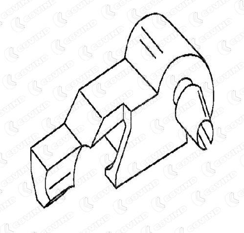 Covind 015/192 - Напрямна ролика, зсувні двері autozip.com.ua