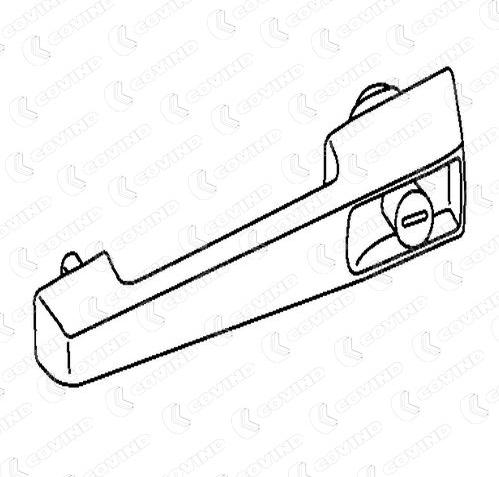 Covind 381/196 - Ручка двері autozip.com.ua