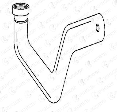 Covind C39/155 - Напрямна ролика, зсувні двері autozip.com.ua