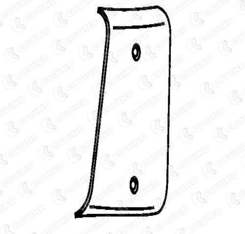 Covind CF0164 - Дефлектор повітря, кабіна autozip.com.ua
