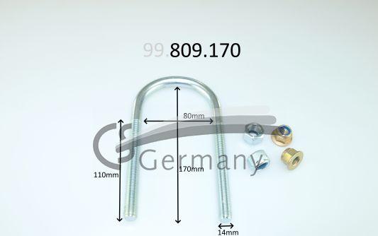 CS Germany 99.809.170 - Драбина ресори autozip.com.ua