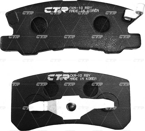 CTR GK0578 - Гальмівні колодки, дискові гальма autozip.com.ua