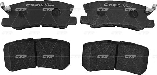 CTR GK0578 - Гальмівні колодки, дискові гальма autozip.com.ua