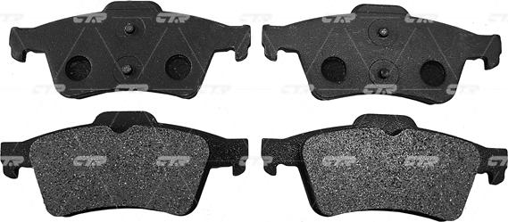 CTR GK0654 - Гальмівні колодки, дискові гальма autozip.com.ua