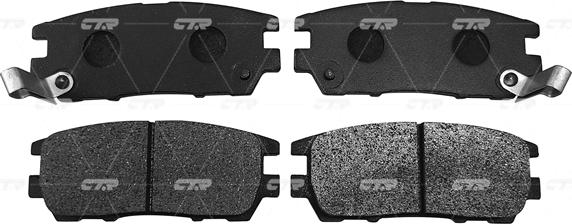 CTR GK0604 - Гальмівні колодки, дискові гальма autozip.com.ua