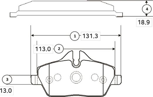 CTR GK0025 - Гальмівні колодки, дискові гальма autozip.com.ua