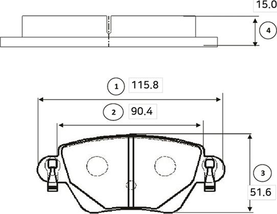 CTR GK0191 - Гальмівні колодки, дискові гальма autozip.com.ua
