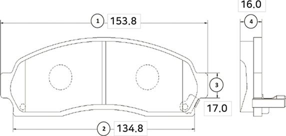 CTR GK0152 - Гальмівні колодки, дискові гальма autozip.com.ua