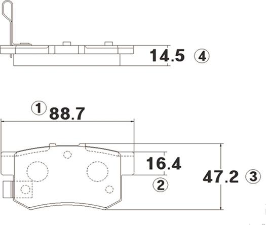 CTR GK0325 - Гальмівні колодки, дискові гальма autozip.com.ua
