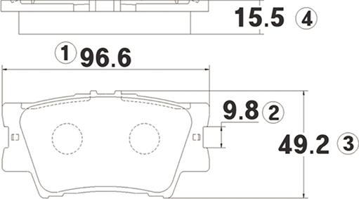 CTR GK1064 - Гальмівні колодки, дискові гальма autozip.com.ua