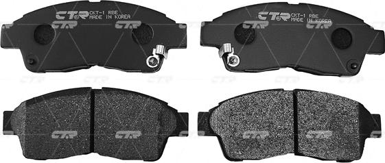 CTR GK1015 - Гальмівні колодки, дискові гальма autozip.com.ua