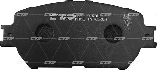 CTR GK1033 - Гальмівні колодки, дискові гальма autozip.com.ua