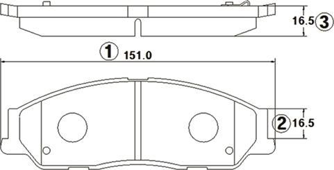 CTR GK1024 - Гальмівні колодки, дискові гальма autozip.com.ua