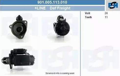 PSH 901.005.113.010 - Стартер autozip.com.ua