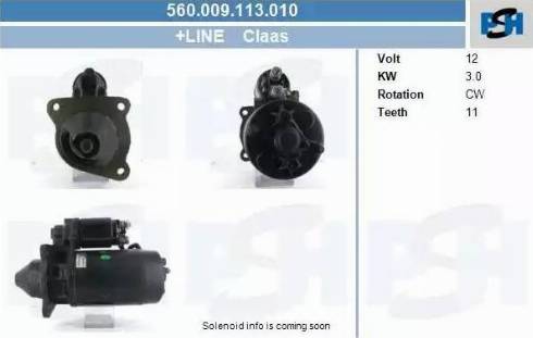 PSH 560.009.113.010 - Стартер autozip.com.ua