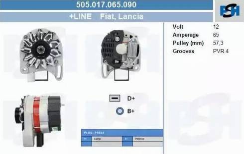 PSH 505.017.065.090 - Генератор autozip.com.ua