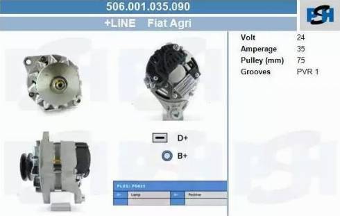 PSH 506.001.035.090 - Генератор autozip.com.ua