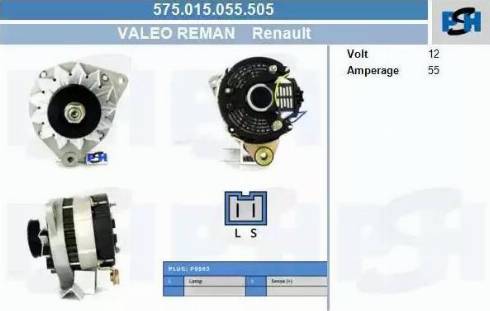 PSH 575.015.055.505 - Генератор autozip.com.ua