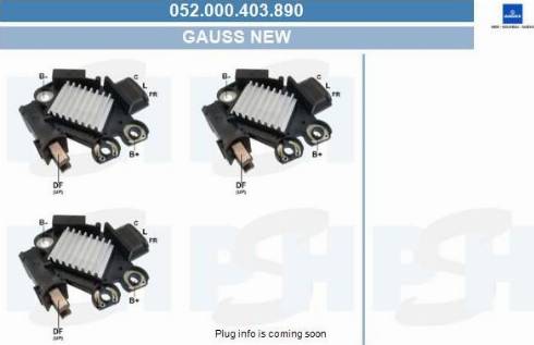 PSH 052.000.403.890 - Регулятор напруги генератора autozip.com.ua