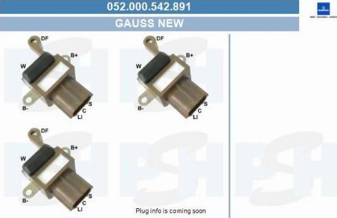 PSH 052.000.542.891 - Регулятор напруги генератора autozip.com.ua