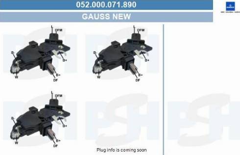 PSH 052.000.071.890 - Регулятор напруги генератора autozip.com.ua