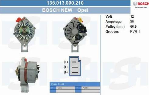 PSH 135.013.090.210 - Генератор autozip.com.ua